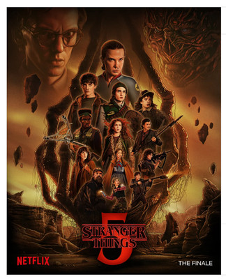 Stranger Things Season 5 The Rightside Up Series Finale December 31 2025 Poster