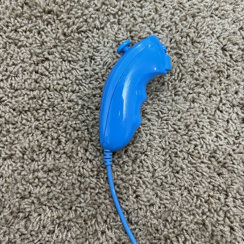 Original Nintendo Wii Nunchuk Controller Blue RVL-004 | Used - Picture 4 of 6