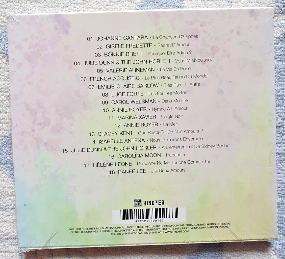 I Love Chansons (CD) NEU OVP (Stacey Kent, Ranee Lee, Marina Xavier...... - Bild 2 von 2