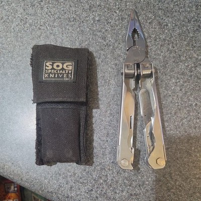 Vintage SOG PARATOOL Multi-tool with Nylon Sheath Made in the USA Discontinued 