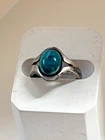 Vintage Sterling Silver Ring | Turquoise Stone | Size 6 | Signed NA