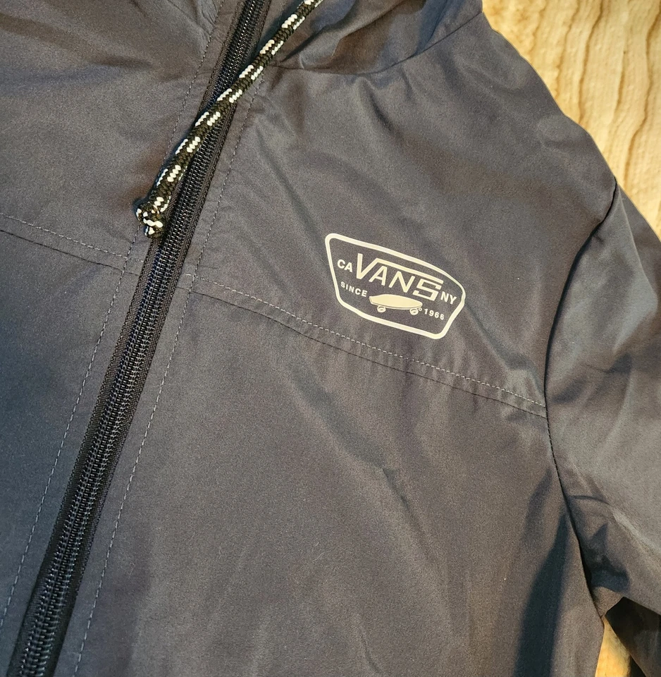 VANS Kastle MTE Windbreaker Jacket Womens Small XS NAVY Hooded Zip VN0A3XUDVY - Image 4 of 4