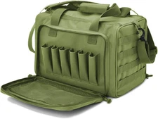 Tactical Gun Range Bag Deluxe Pistol Shooting Range Duffle Bags