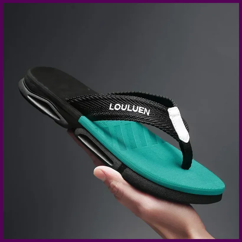 PANTOFOLA D’ORO Infradito Uomo Estive Alta Qualità Uomo Pantofole Spiaggia Moda Outdoor Infradito