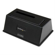 Image of StarTech Single Bay USB 3.0 to SATA Hard Drive Docking Station USB 3.0 (5 Gbp...