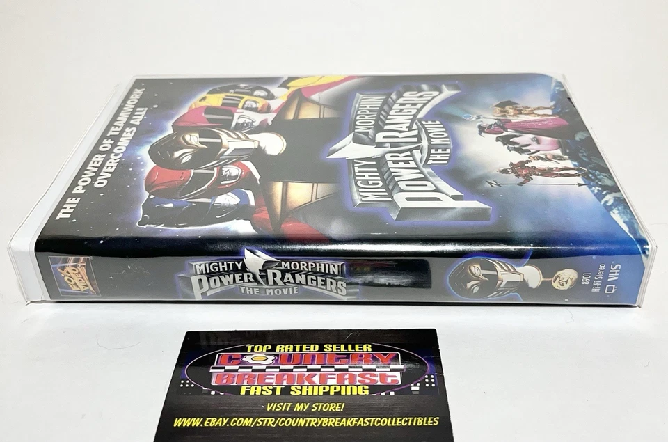Mighty Morphin Power Rangers The Movie VHS 1995 Rare New Sealed Read - Image 3 of 4