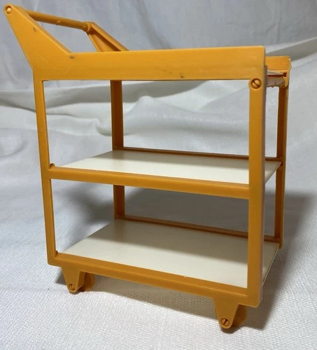 Vintage Barbie Friend Ship Airplane Flight Attendant Beverage Cart 1973