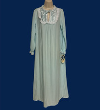 Vintage Enticements by Kellwood Blue Nightgown Womens Medium New With Tags