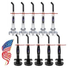 Dental Wireless Cordless LED Cure Curing Light Lamp 2000mw 5W Tool Resin Cure US