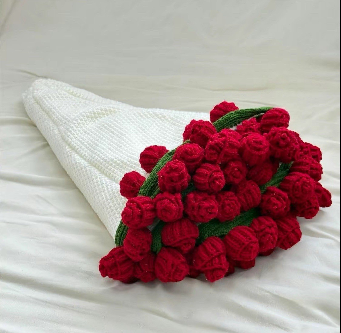 Handmade Knitted 60cm Round
