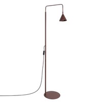 Stehlampe Stahl Braun Schwenkbar Drehbar E14 H:165 Cm Stehleuchte Schlafzimmer