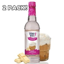 Jordan's Skinny Mixes White Chocolate Syrup 25.4 fl oz - Sugar Free 2 Pack