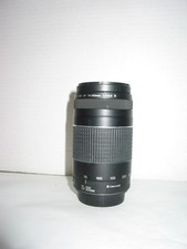 CANON INC ZOOM LENS EF 75-300mm 1:4-5.6 III Telephoto Zoom Lens Black AF MF