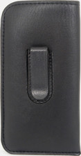 Nice Soft Eyeglasses Glasses Black Pouch Case With Clip Cleaning Cloth NEW