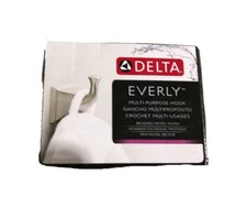 Delta Everly Single Towel Hook Bath Hardware Accessory in Brushed Nickel