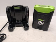 Greenworks Pro 60v Lithium Li-Ion Battery LB60A00  Charger CH60A00 P03058692 