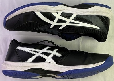 Asics Men's Game FF Tennis Shoes-Black/Blue-Size: 12.5