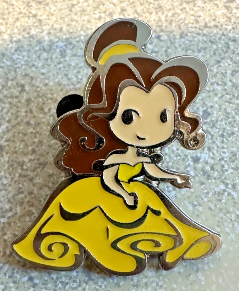 DISNEY PIN BELLE BEAUTY AND THE BEAST CUTIE CUTE PRINCESS 115535 FIRST STARTER