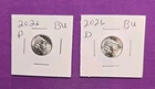 2026 P & D Emerging Liberty Dimes "BU"  In Coin Flips! **FREE SHIPPING**#wj461