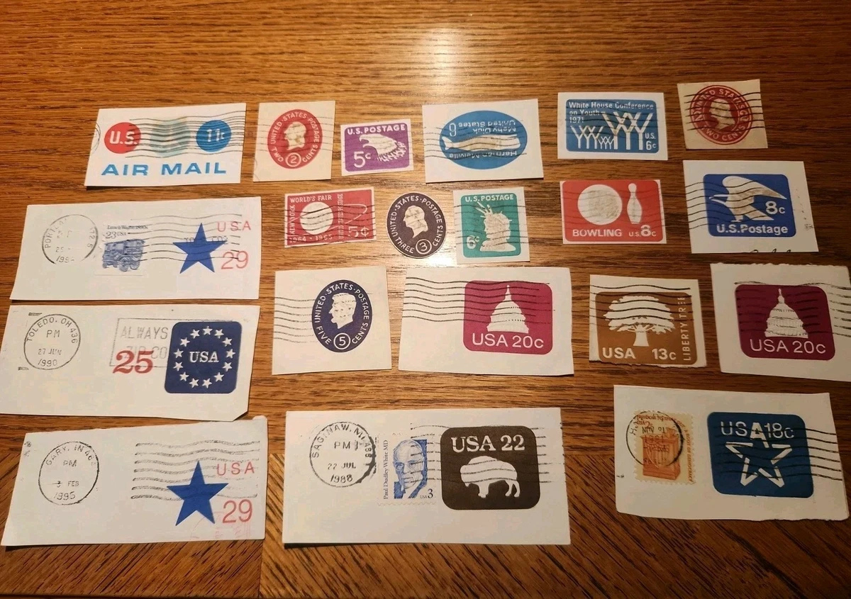 Cut Square Used US Back of Book Postal Cards & Stationery for sale