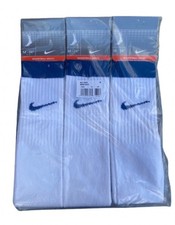 OG 90s NIKE SWOOSH BASKETBALL TUBE SOCKS SKATER RETRO DS OTC 3 PAIR 24" VTG RARE