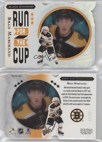2020-21 Upper Deck Black Diamond Run for the Cup /99 Brad Marchand #RUN-BM