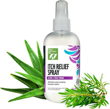 Itch Relief Spray with Aloe  Tea Tree for Dogs, anti Itch Spray for Dogs Allerg