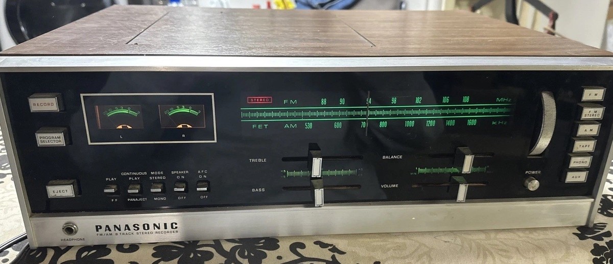 PANASONIC RS-8205 AM/FM8 track Stereo Recorder | eBay