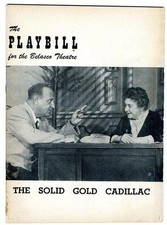 Playbill The Solid Gold Cadillac 1954 Josephine Hull Loring Smith 