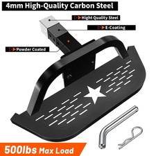 8 inch Drop Tow Hitch Step for 2" Hitch Receiver, Hitch Step Steel 24.27 inch