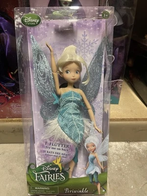New Disney Store, Tinker Bell, Fairies, Periwinkle Fluttering Doll Blue
