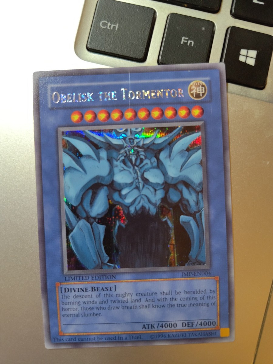 Yugioh Obelisk the Tormentor - GBI-002 - Secret Rare VLP | eBay