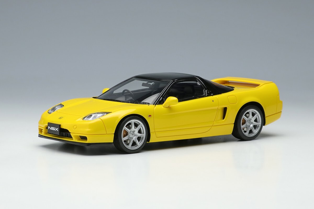 HONDA NSX jaune toit noir 1/18 fabricant JOUEF 3502 voiture