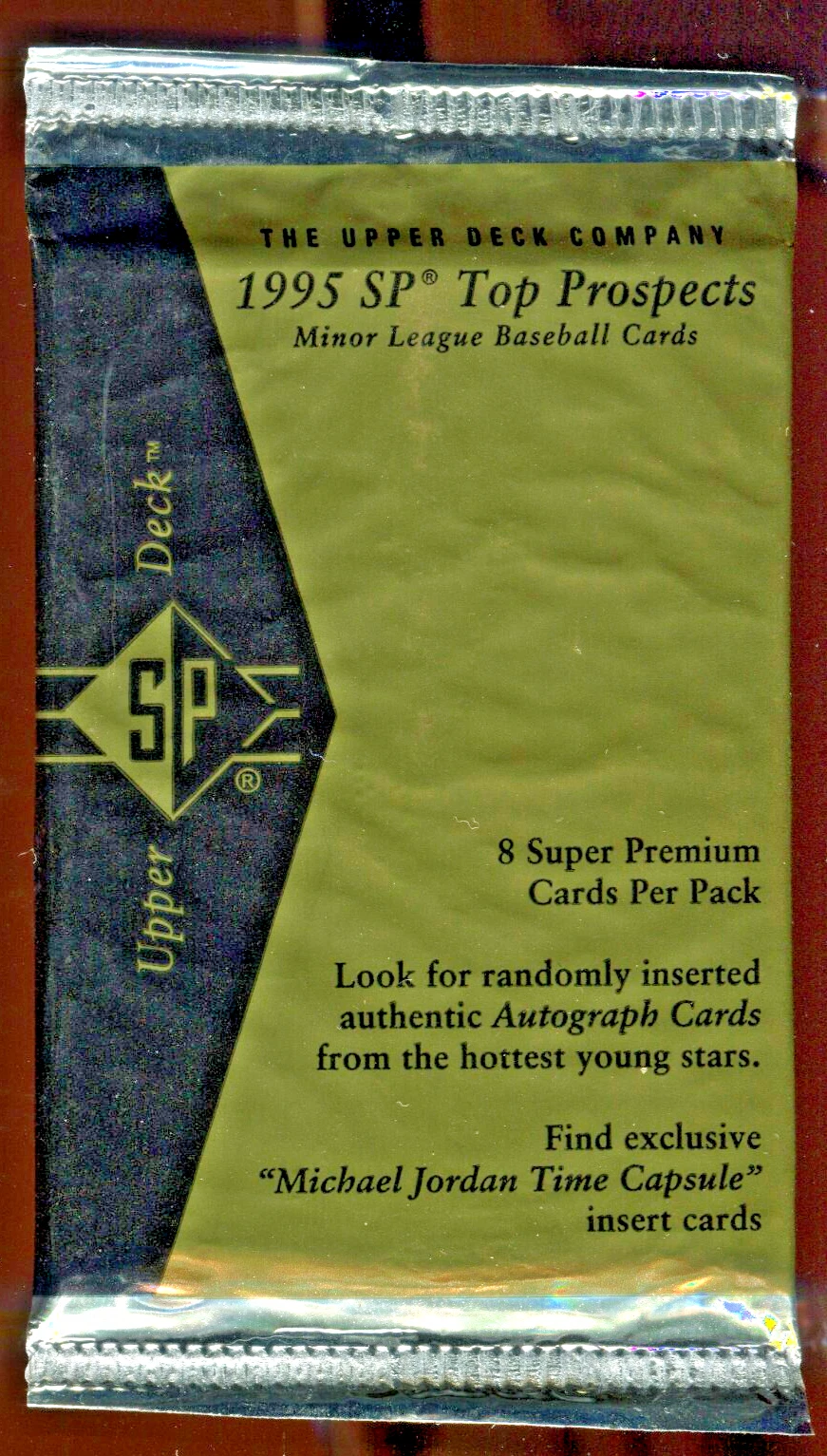 (1) Sealed Pack 1995 Upper Deck SP Top Prospects Michael Jordan Autograph?