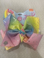 JoJo Siwa ice cream cone scented hair bow multi-pastel nwt Super Cute   