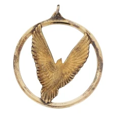 Wallace Peace Dove Sterling Silver Christmas Ornament 1974 Heirloom Holiday Gift