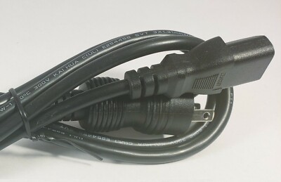 BBAUER 6.6ft 2-Prong UL AC Power Cord Cable for VTG
