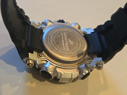 Armitron Sport Men's Watch Japanese Quartz Waterproof 100M Chrono 20/5477
