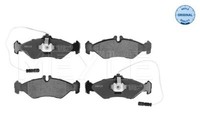 Meyle 025 216 2117 Bremsbelagsatz, Scheibenbremse FüR MERCEDES-BENZ, VW