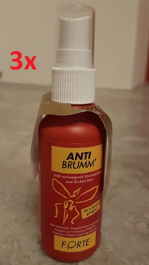 ANTI ZUMBIDO 3 PIEZAS FORTE 75 ML SPRAY BOMBA REPELENTE DE INSECTOS MOSQUITOS PROTECCIÓN DE GARRAPATAS