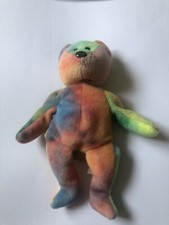1993 TY Beanie Baby Garcia The Bear Tie Dye Style