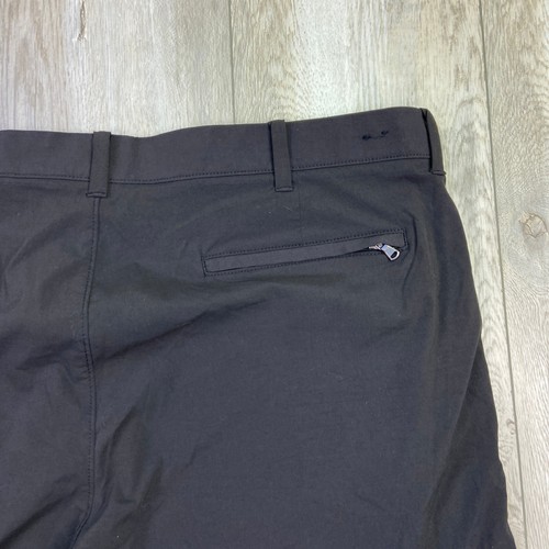 J. Crew Tech Shorts Mens Size 40 Black Stretch Flat Front Preppy Casual Men - Picture 6 of 9