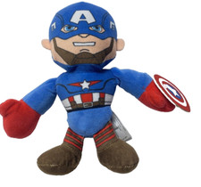 Marvel Captain America Plush Soft Collectible Superhero Stuffed Toy Kids Gift