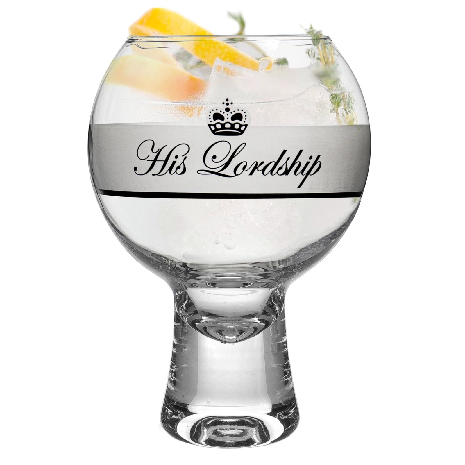 iStyle My Home 2x Ikonic Lordship Gin Glasses Short Stem Spanish