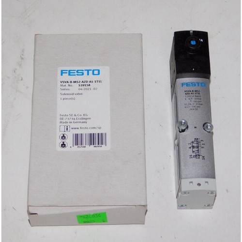 New FESTO VSVA-B-M52-AZD-A1-1T1L 539158 Solenoid Valve Module 145PSI 24VDC Unit - Picture 4 of 7