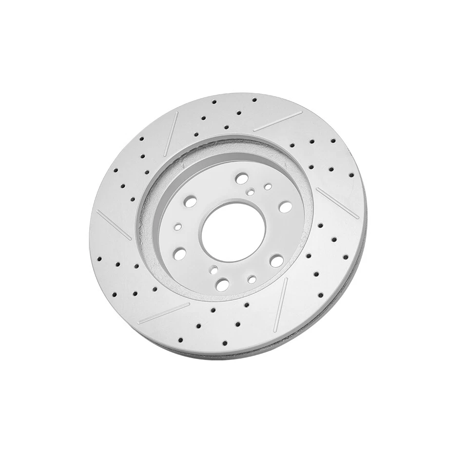 Rotores de freno de disco perforados delanteros y traseros para Cadillac Escalade ESV EXT 2007-2020 Foto 4 de 4