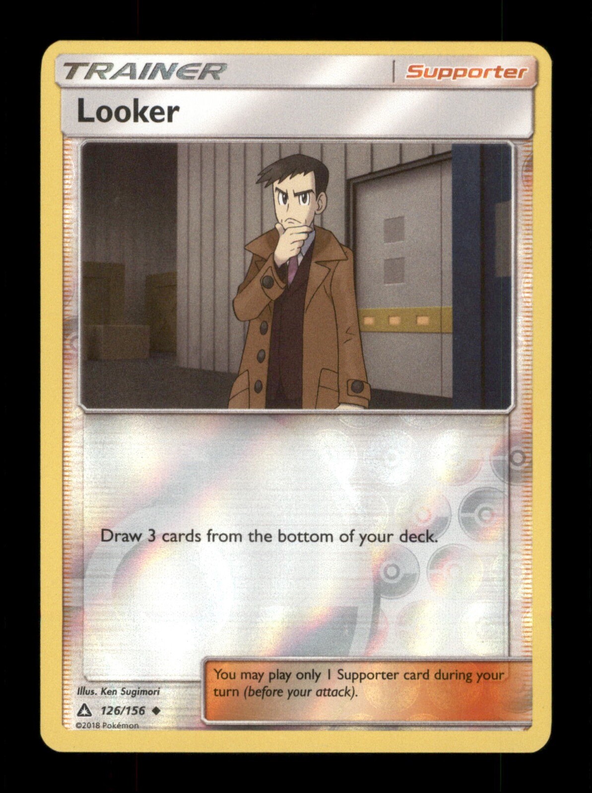 Looker 126/156 Holo 2018  Pokemon Trading Card TCG 