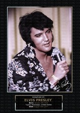 ELVIS PRESLEY - "That's The Way It Is"  -  SIGNED A4 PHOTO PRINT MEMORABILIA