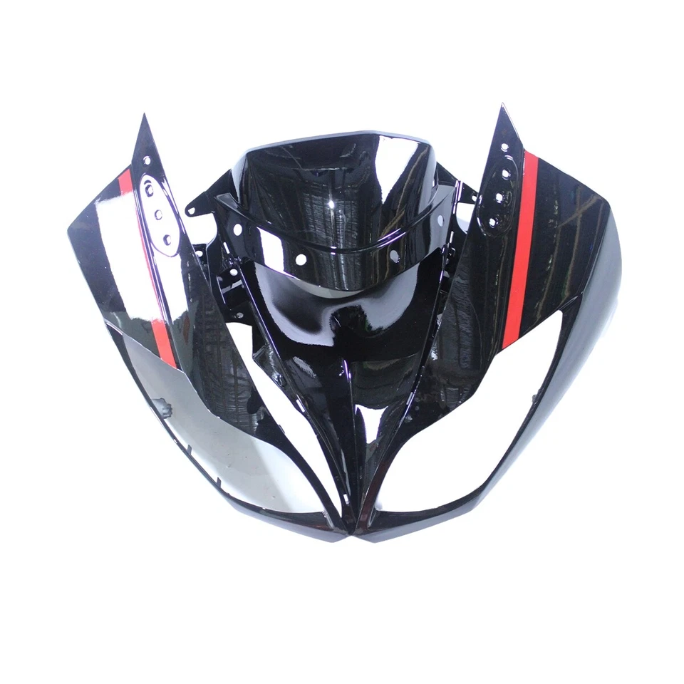 Kit de carenados rojo negro para Kawasaki Ninja ZX6R 2009 2010 2011 2012 kit de carrocería ABS Foto 4 de 4