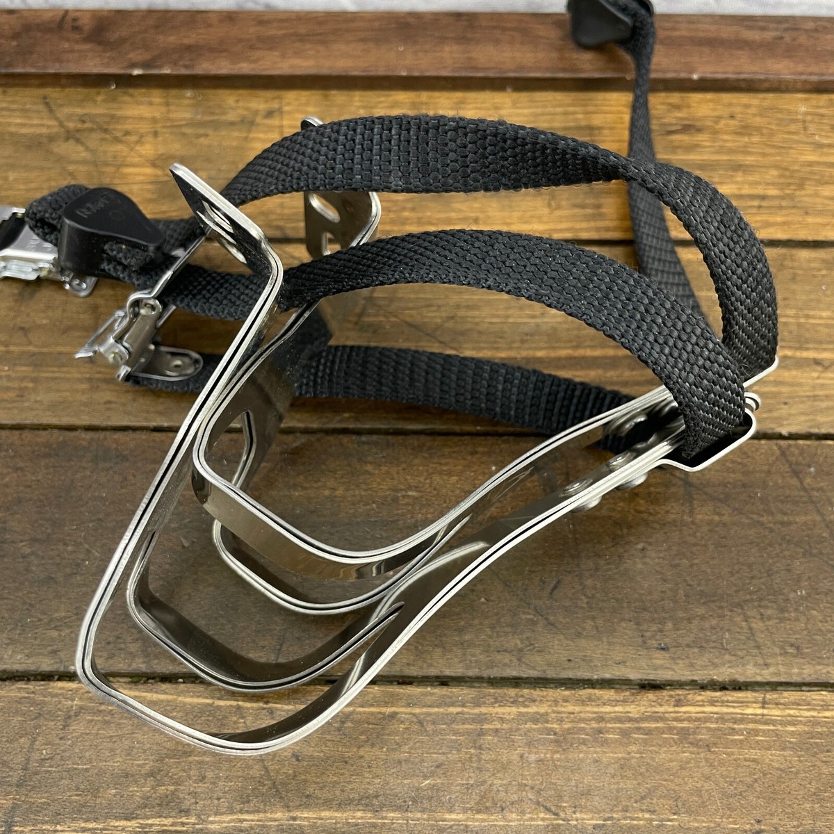Pédales Vintage Pour Vélo Avec Embout Et Clips En Acier Gary Fisher – Taille Large – Années 80-90 – Idéal VTT Et Route